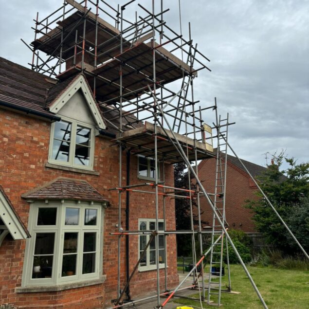 Chimney demolish and rebuild - Stratford Upon Avon 1
