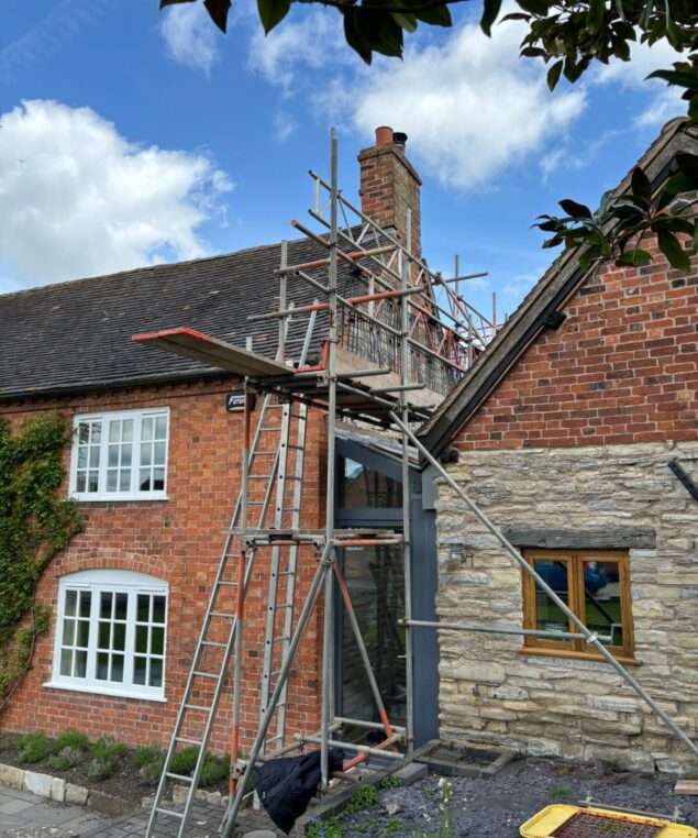 Gable end roof repair - Stratford upon Avon