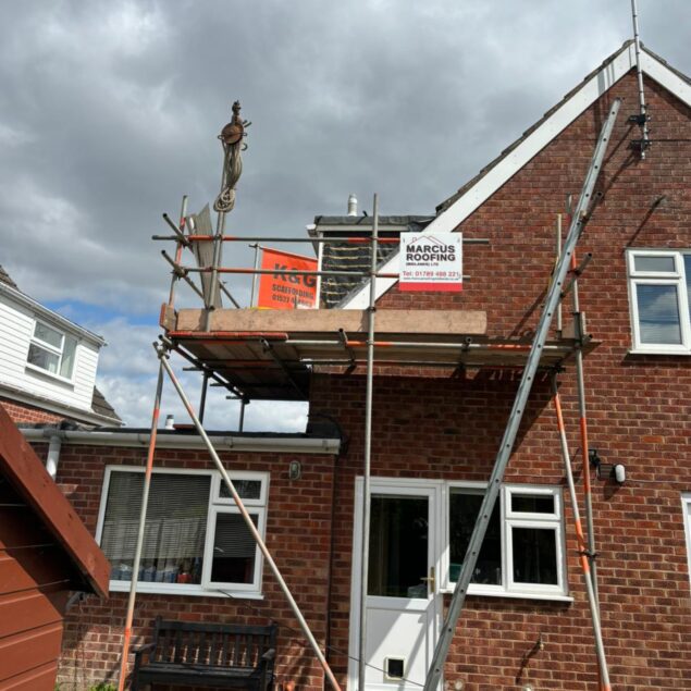 New leadwork and cladding down dormer cheek - Stratford upon Avon