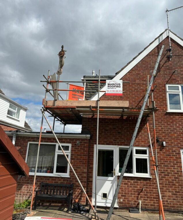 New leadwork and cladding down dormer cheek - Stratford upon Avon