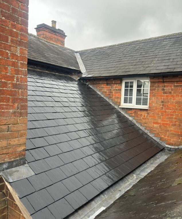 New slate roof Completed