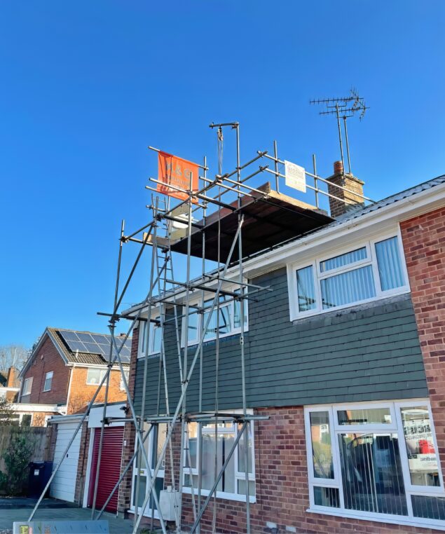 Re- leading a chimney - Redditch 1