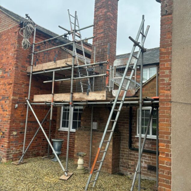 Re roofing of slate roof- Stratford upon Avon