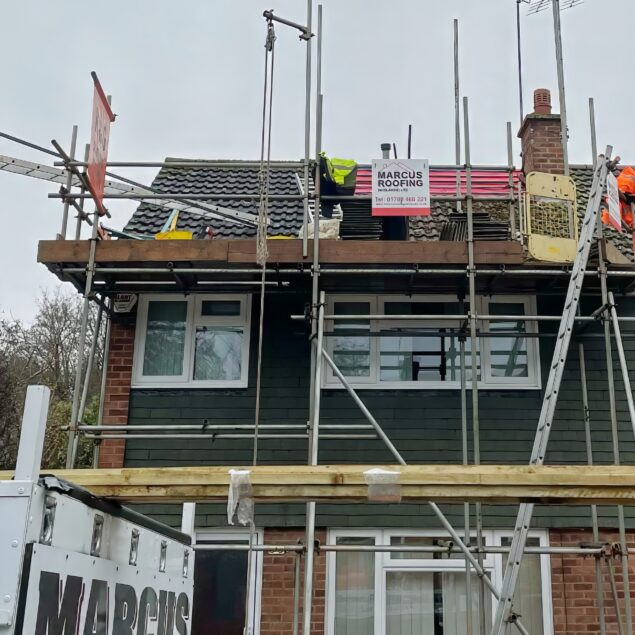 Stripping and replacing new felt and battens- in Redditch