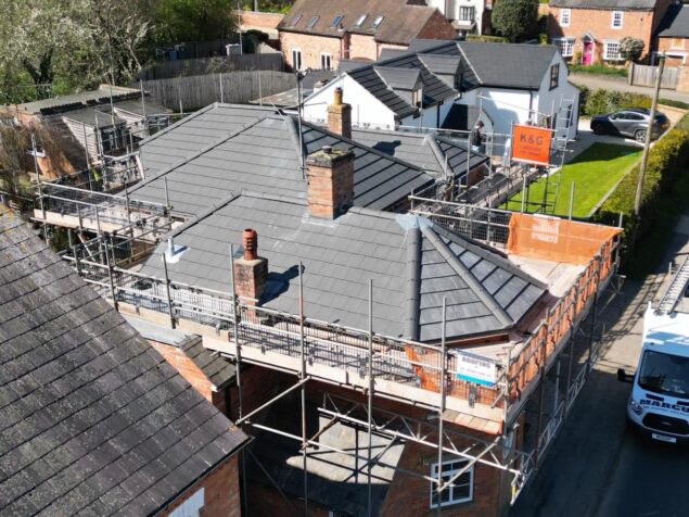 New roof installed in Ettington near Stratford upon Avon by Marcus Roofing Midlands